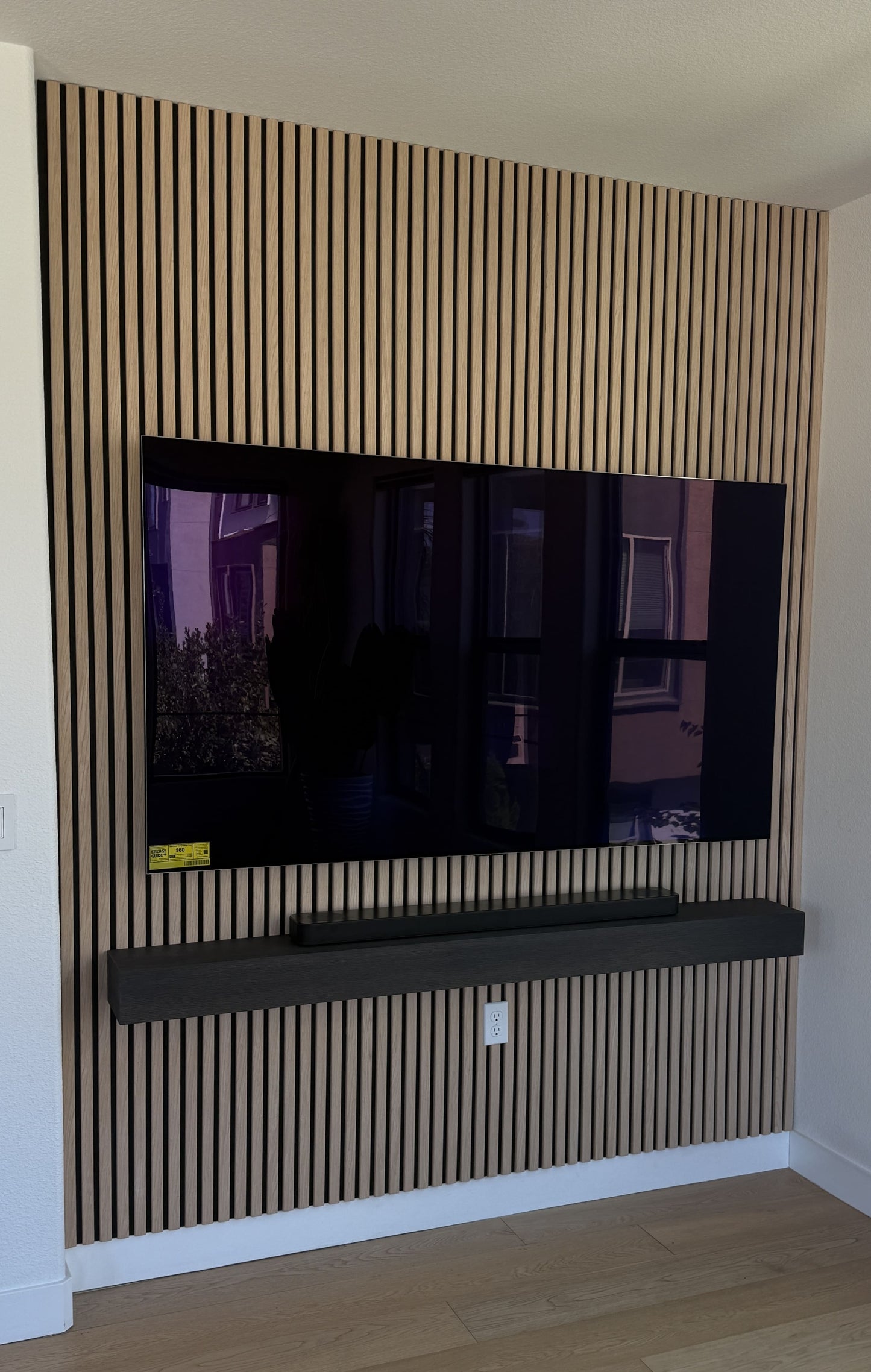 Ambient LED lighting in bespoke cabinetry