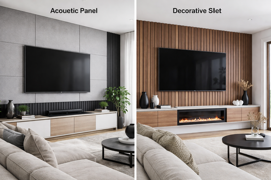 Acoustic Panels vs Decorative Slats: What’s the Difference and Which Should You Choose?