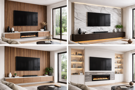 What materials are best for media walls