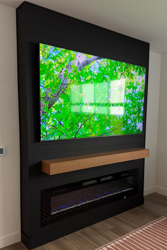 Media wall ideas for small living rooms