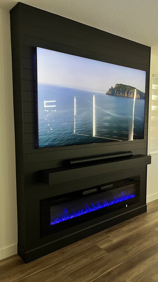 Best TV Size for a Media Wall