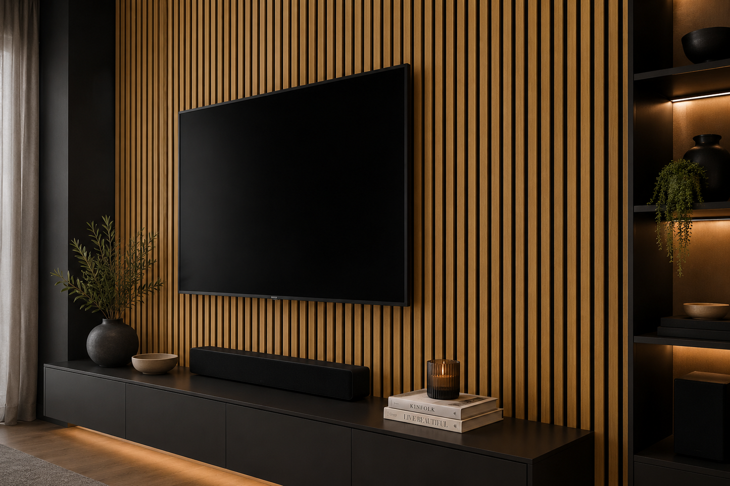 Teak Acoustic panel
