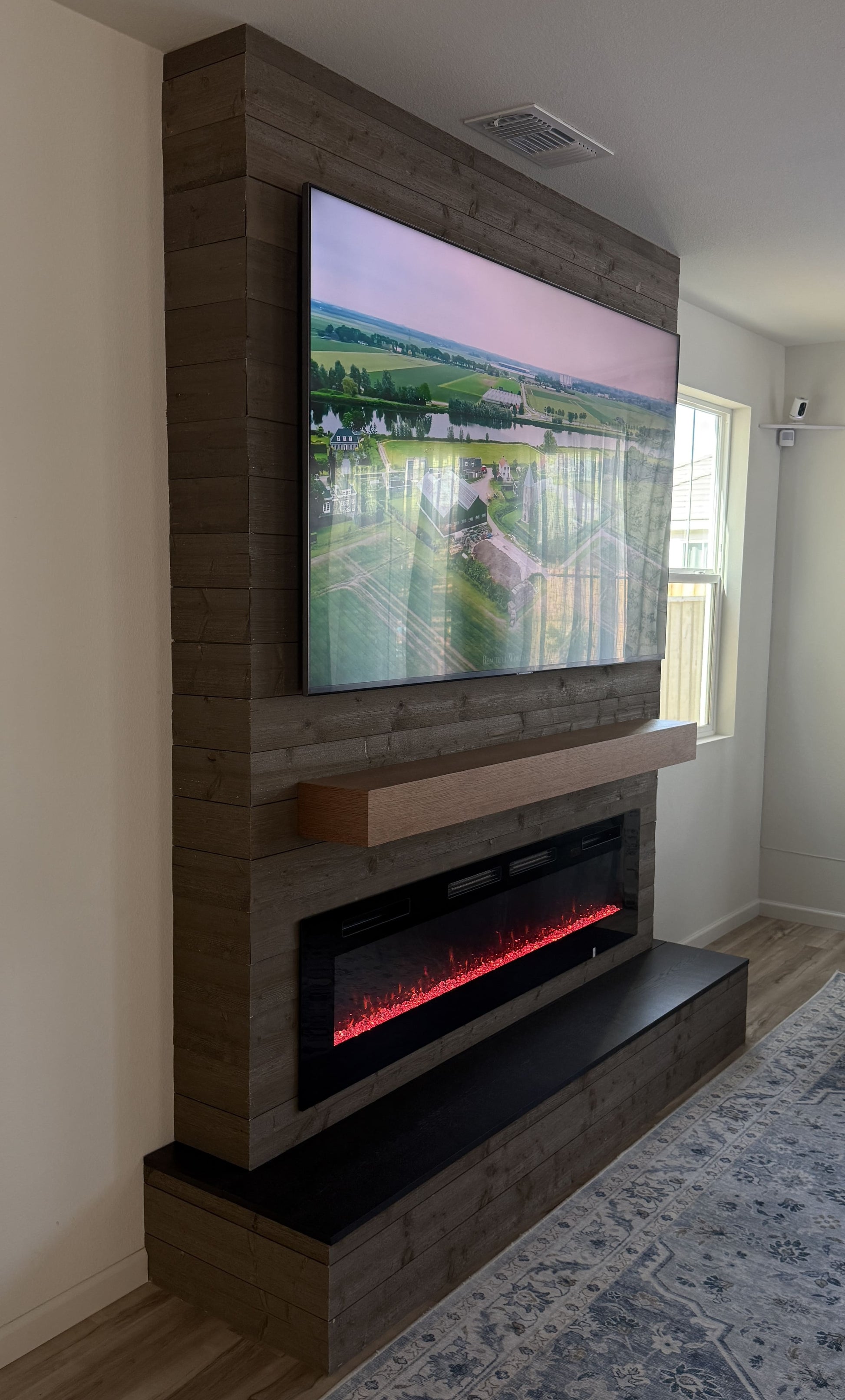 Built-in TV wall designed for immersive home entertainment