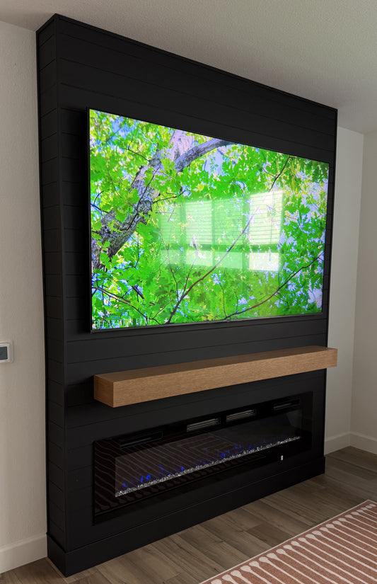High-end custom TV wall design