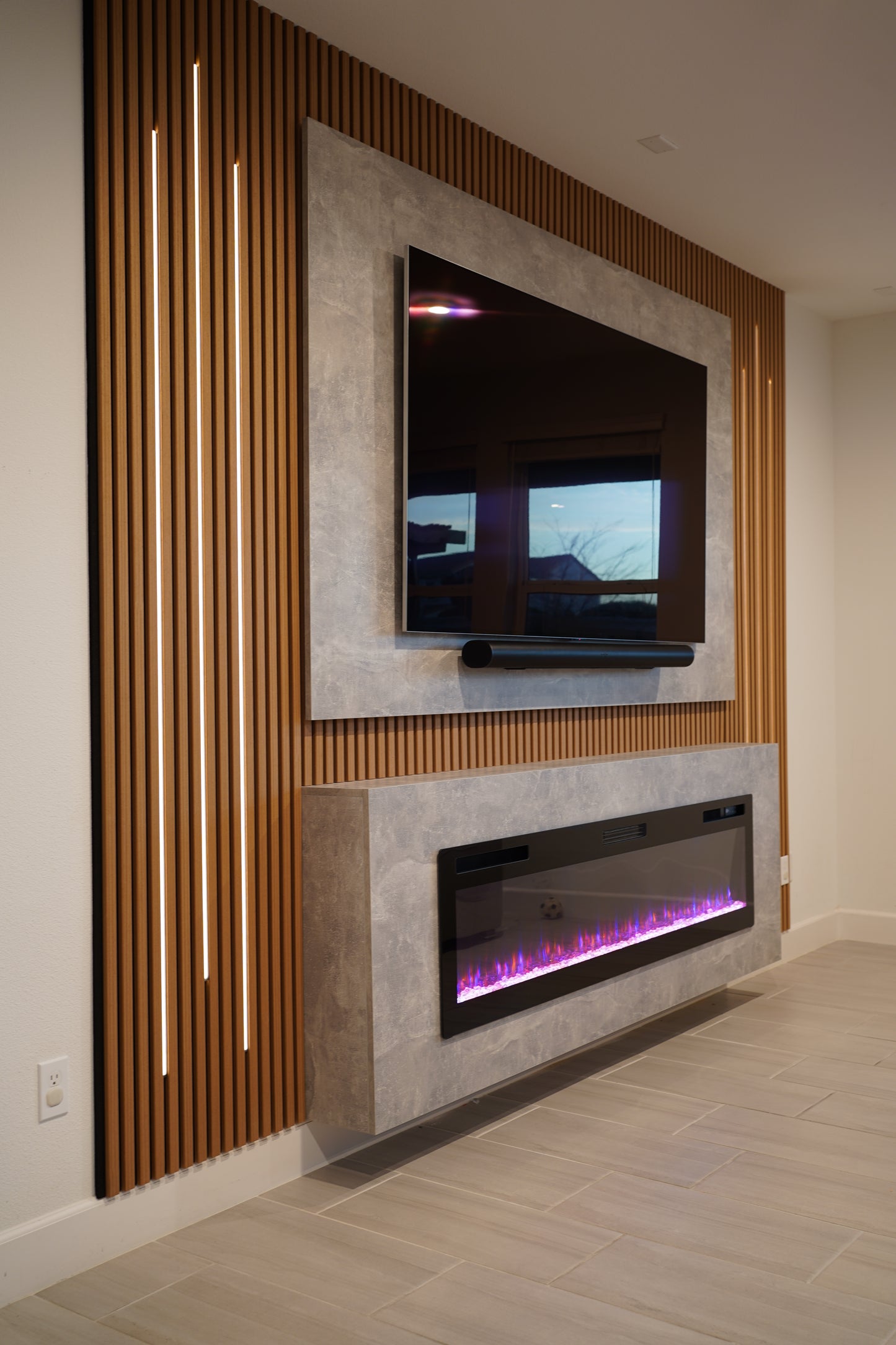 Fireplace center 122