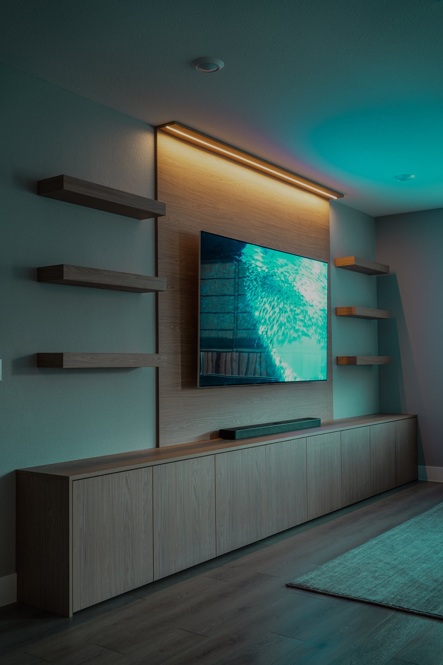 Custom Media Walls & Cabinetry 117